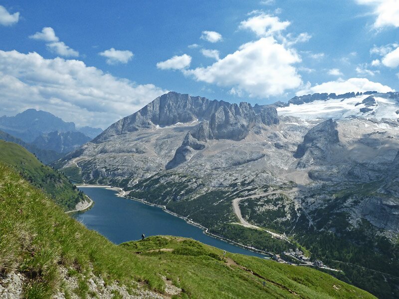 On the Viel del Pan to the Lago di Fedaia - Trentino - Italy